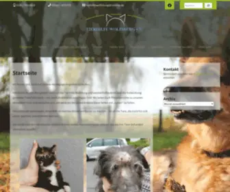 Tierhilfe-Wolfsburg.de(Tierhilfe Wolfsburg e.V. – Verein für vernachlässigte und gefährdete Tiere) Screenshot