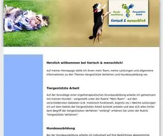 Tierischundmenschlich.de(Tierisch & menschlich) Screenshot