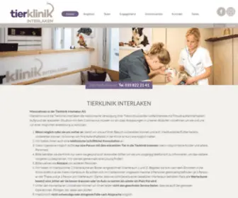 Tierklinik-Interlaken.ch(Tierarztpraxis) Screenshot