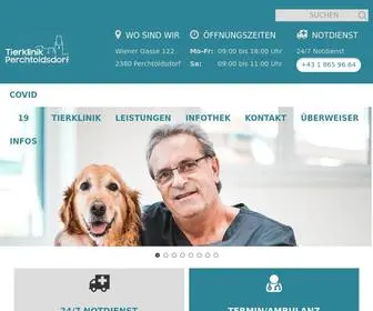 Tierklinik-Perchtoldsdorf-OST.at(Tierklinik Perchtoldsdorf Ost) Screenshot