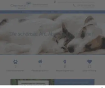 Tierkrematorium-Cremare.de(Kremierung von Haustieren und Equiden) Screenshot