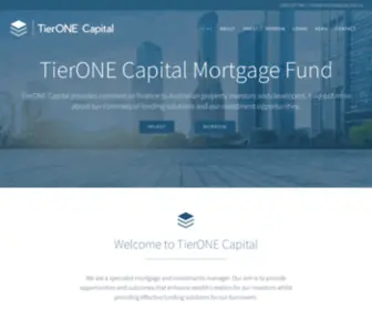 Tieronecapital.com.au(TierONE Capital) Screenshot