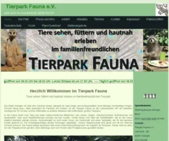 Tierpark-Fauna.de(Tierpark Fauna) Screenshot