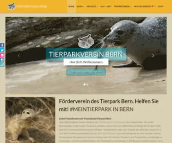 Tierparkverein.ch(Förderverein) Screenshot