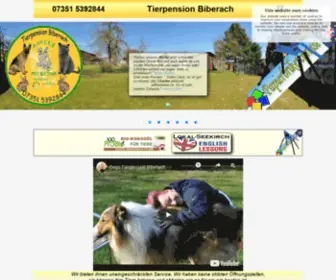 Tierpensionbiberach.de(Tierpension Biberach Riedlingen Bad Buchau Seekirch) Screenshot