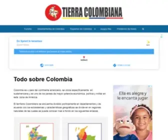 Tierracolombiana.org(Colombia Informacion del pais) Screenshot