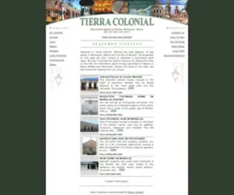 Tierracolonial.com(Michoacan Real Estate Agents) Screenshot