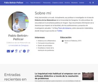 Tierradenumeros.com(Pablo Beltrán) Screenshot