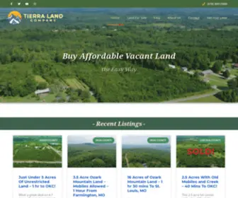 Tierralandco.com(Tierra Land Company) Screenshot