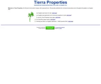 Tierraproperties.com(Tierra Properties Inc) Screenshot