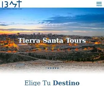 Tierrasantatours.com(IBMT Holyland Tours Bienvenido a Tierra Santa Tours) Screenshot