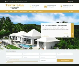 Tierrataina.com(Tierra Taïna) Screenshot