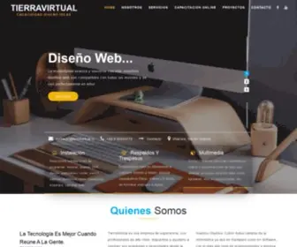 Tierravirtual.cl(Creatividad Diseño Ideas) Screenshot