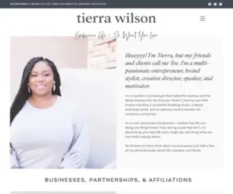 Tierrawilson.com(Tierra Wilson) Screenshot