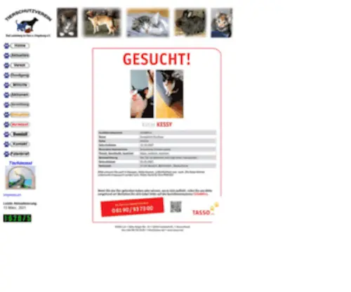 Tierschutz-Bad-Lauterberg.de(Katze) Screenshot