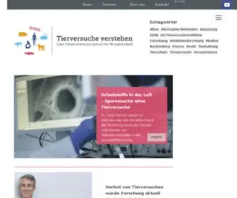 Tierversuche-Verstehen.de(Tierversuche verstehen) Screenshot