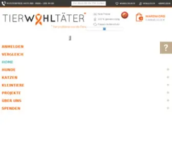 Tierwohltaeter.de(HTML) Screenshot