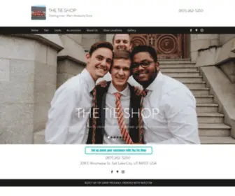 Tieshoputah.com(Online Tie Shop) Screenshot