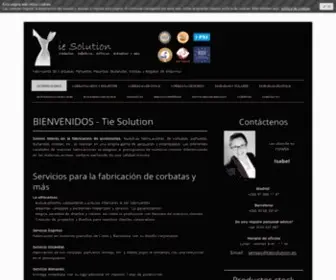 Tiesolution.com(Krawatten und Tücher) Screenshot