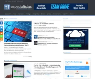 Tiespecialistas.com.br(TI EspecialistasTI Especialistas) Screenshot