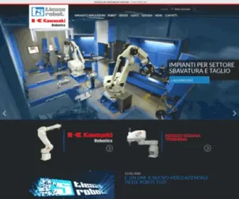 Tiesserobot.it(Tiesse Robot Automazione Industriale robotizzata) Screenshot