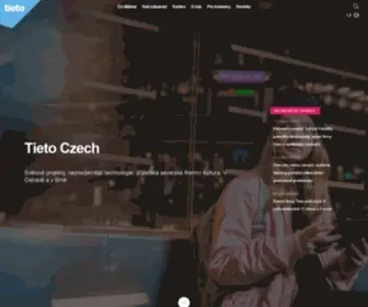 Tieto.cz(A leading Nordic IT services and software company) Screenshot