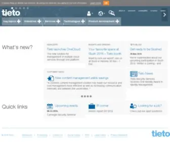 Tietoenator.com(IT, product development and consultation services) Screenshot