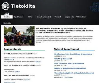 Tietokilta.fi(Etusivu) Screenshot