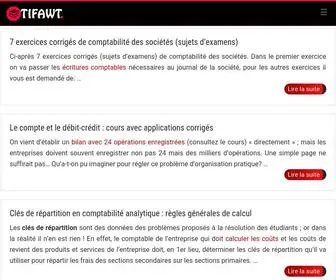 Tifawt.com(Cours et exercices corrigés gratuits) Screenshot