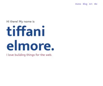 Tiffanielmore.com(Tiffani Elmore) Screenshot