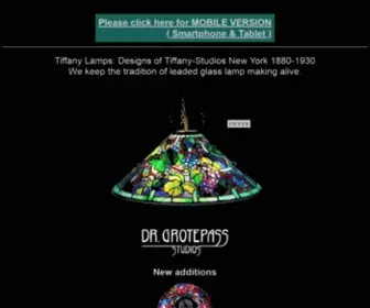 Tiffany-Lamps.de(Tiffany Lamps) Screenshot