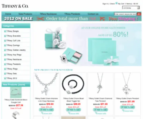 Tiffanyandcojewelryukoutletsale.co.uk(Tiffany And Co Outlet) Screenshot