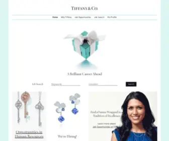 Tiffanycareers.com(Tiffany & Co) Screenshot