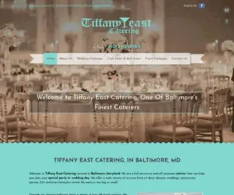 Tiffanyeast.net(Tiffany East Catering) Screenshot