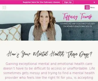 TiffanyjTrump.com(Counseling & Coaching Focused on Women's Emotional Health) Screenshot