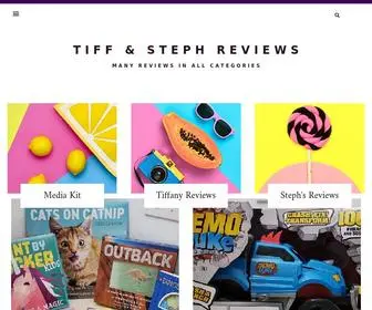 Tiffanyreviews.com(Tiff & Steph Reviews) Screenshot