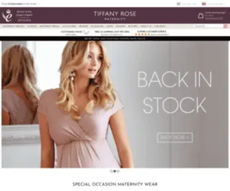 Tiffanyrose.us(Maternity Dresses & Maternity Evening Wear by Tiffany Rose) Screenshot