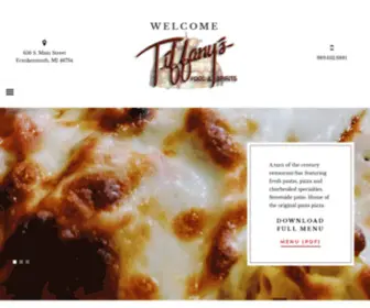 Tiffanysfoodandspirits.com(Tiffany's Food & Spirits) Screenshot