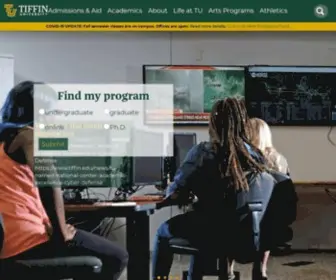 Tiffin.edu(Tiffin University) Screenshot
