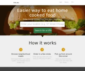 Tiffin.me(MyTiffin Online Marketplace) Screenshot