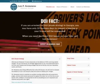 Tiftondui.com(Lawyer/Attorney Lon Kemeness) Screenshot