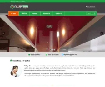 Tiga-Daon.com(Distributor Plafon PVC & Gysum murah di Bekasi) Screenshot