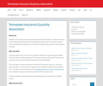 Tiga.net(Tennessee Insurance Guaranty Association) Screenshot