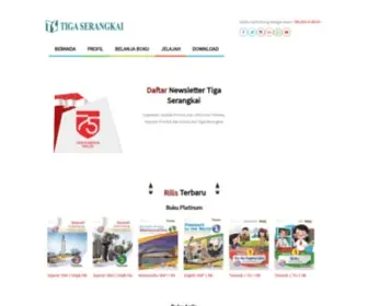 Tigaserangkai.com(Delivering Knowledge is Our Business) Screenshot