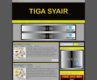 Tigasyair.xyz(Tiga Syair) Screenshot