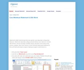Tigawe.com(Tigawe) Screenshot