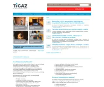 Tigaz.hu(Tigáz) Screenshot