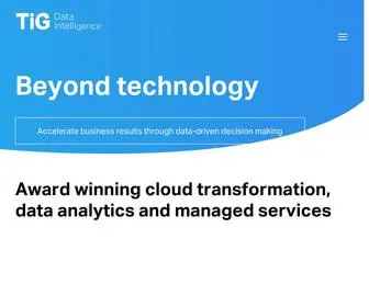 Tig.co.uk(Cloud Transformation) Screenshot