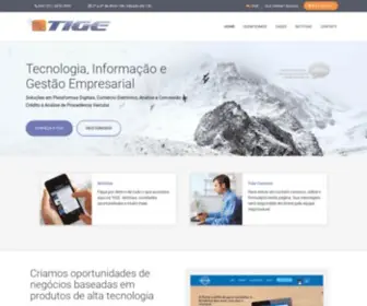 Tige.com.br(Tecnologia, Informação e Gestão Empresarial) Screenshot
