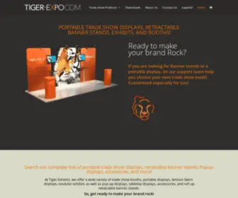 Tiger-Expo.com(Trade Show Displays) Screenshot